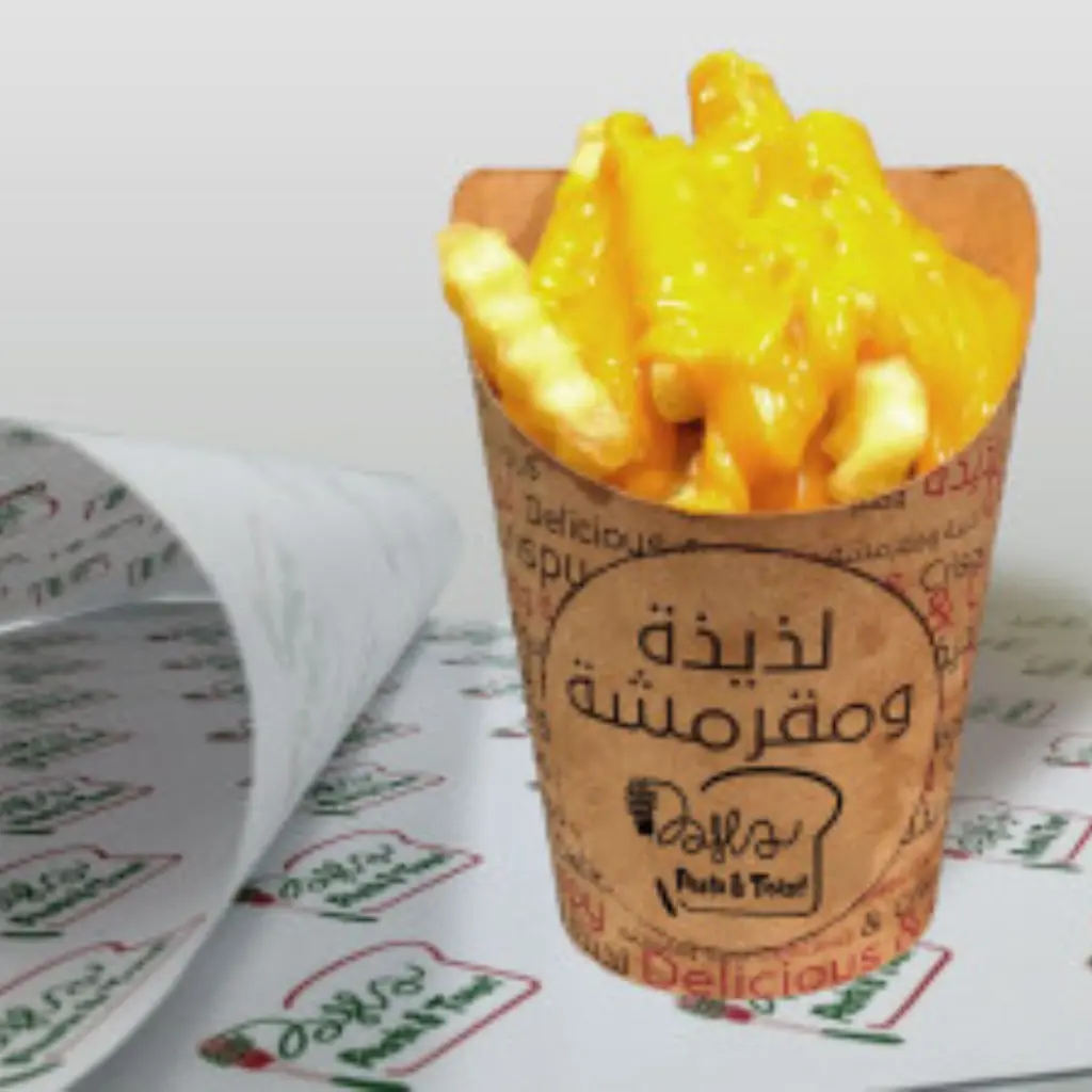 بطاطس مع جبن تشيدر - وسط